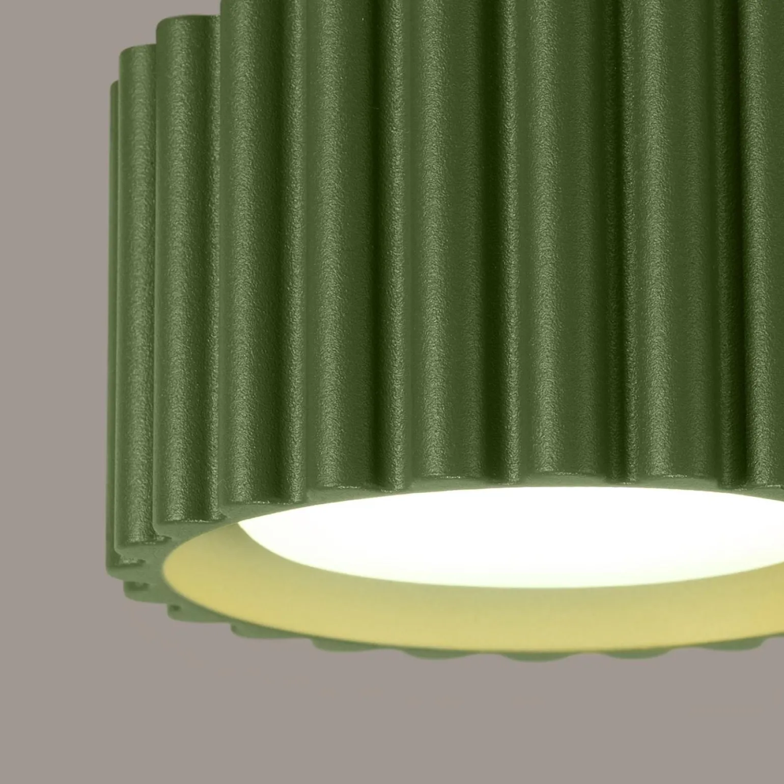 Plafon AURA 1 zielony oliwkowy Gx53 (SL.1797) - Sollux Lighting