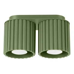 Plafon AURA 2 zielony oliwkowy GU10 (SL.1795) - Sollux Lighting