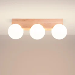 Plafon BULBO 3 naturalne drewno (SL.1684) - Sollux Lighting
