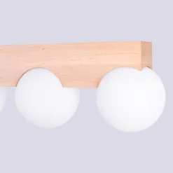 Plafon BULBO 3 naturalne drewno (SL.1684) - Sollux Lighting