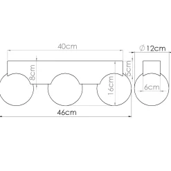 Plafon BULBO 3 naturalne drewno (SL.1684) - Sollux Lighting