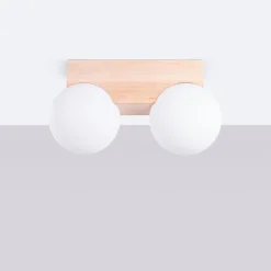 Plafon BULBO 2 naturalne drewno (SL.1683) - Sollux Lighting