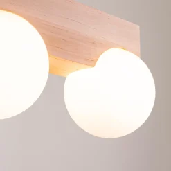 Plafon BULBO 2 naturalne drewno (SL.1683) - Sollux Lighting