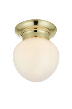 Plafon do łazienki RONDA Ceiling 1L White/Brass IP44 (109030) Markslojd