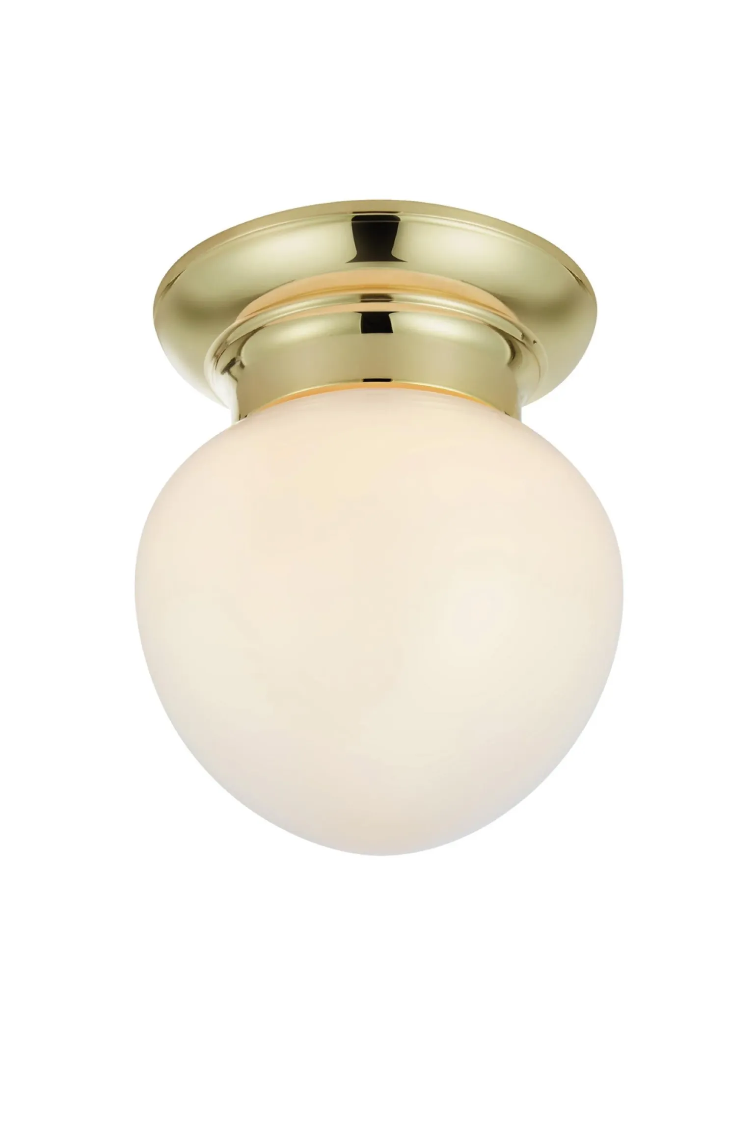 Plafon do łazienki RONDA Ceiling 1L White/Brass IP44 (109030) Markslojd