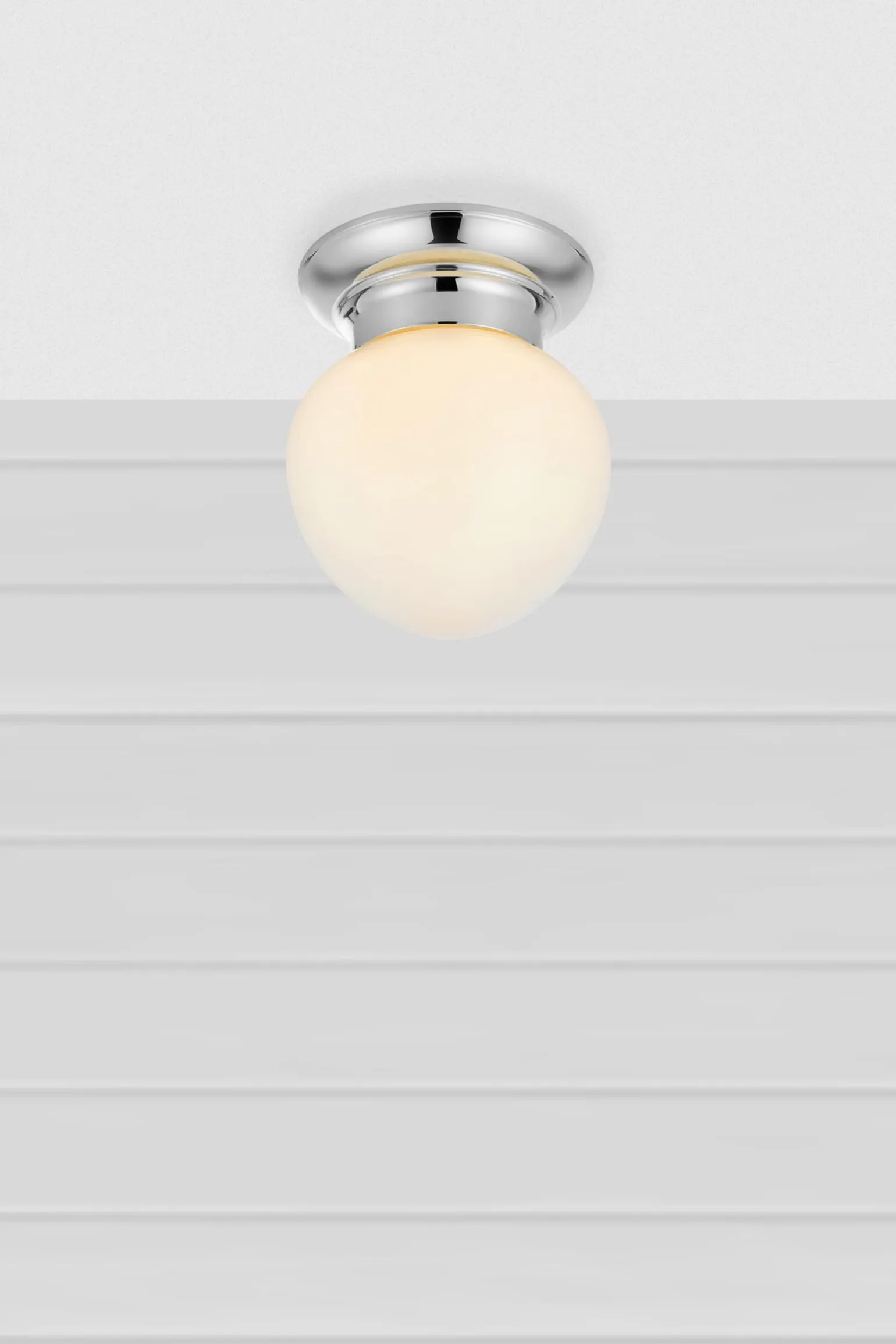 Plafon do łazienki RONDA Ceiling 1L White/Chrome IP44 (109029) Markslojd