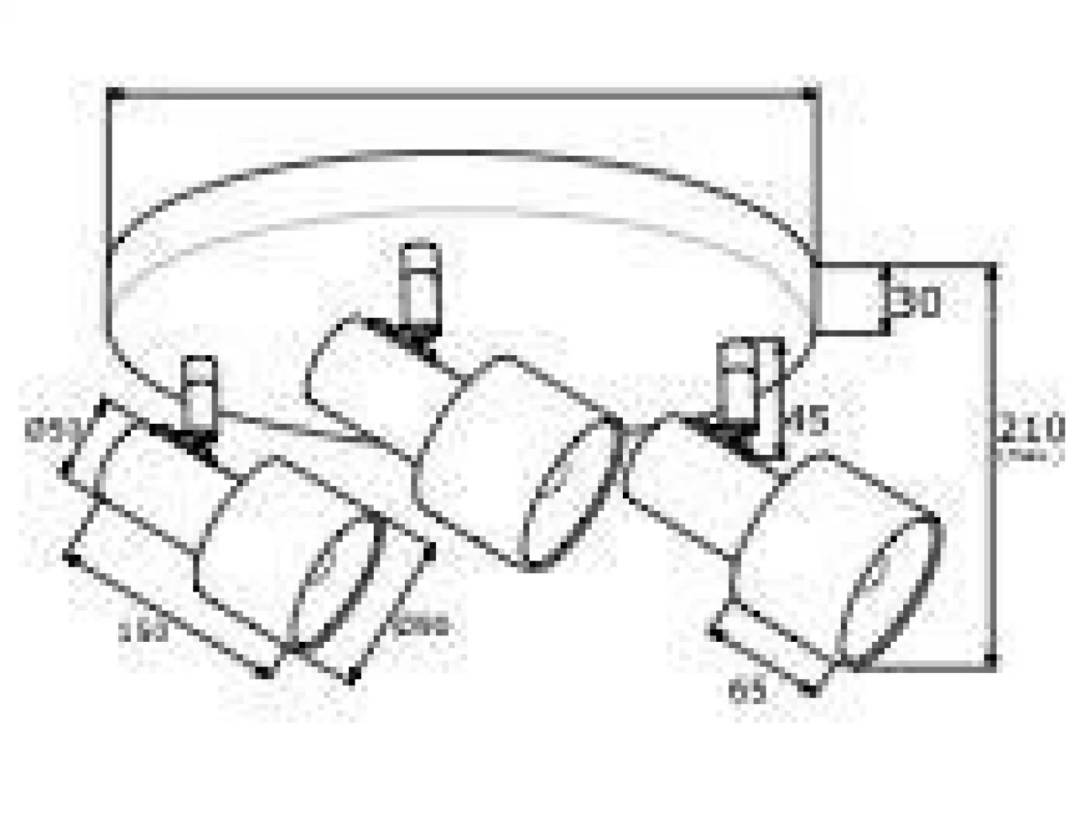 Plafon DORIA Kol. biały struktura (6008) - Argon