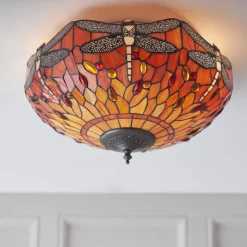 Plafon Dragonfly flame (70721) Tiffany
