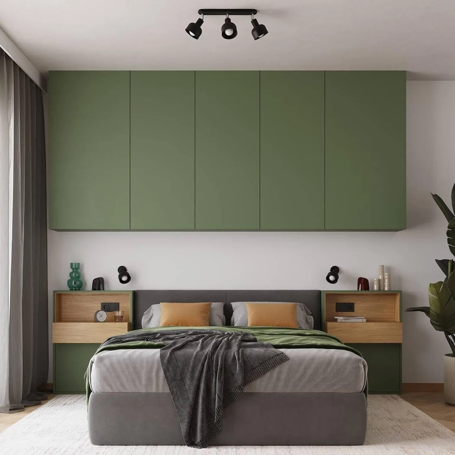 Plafon ELBA 3 czarny (SL.1318) - Sollux Lighting