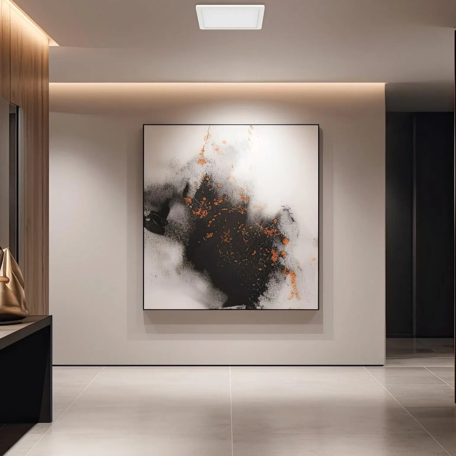 Plafon Evora Biały Square 12W 3CCT (ML1792) - Milagro