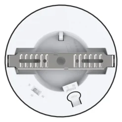 Plafon Evora Czarny Round 6W 3CCT (ML1789) - Milagro