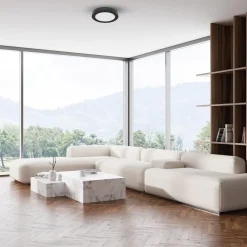 Plafon Evora Czarny Round 6W 3CCT (ML1789) - Milagro