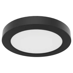 Plafon Evora Czarny Round 6W 3CCT (ML1789) - Milagro