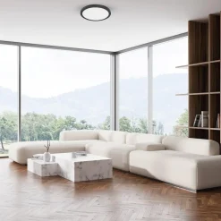 Plafon Evora Czarny Round 24W 3CCT (ML1791) - Milagro