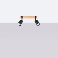 Plafon FAGER 2 czarny (SL.1344) - Sollux Lighting