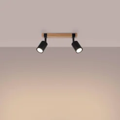 Plafon FAGER 2 czarny (SL.1344) - Sollux Lighting