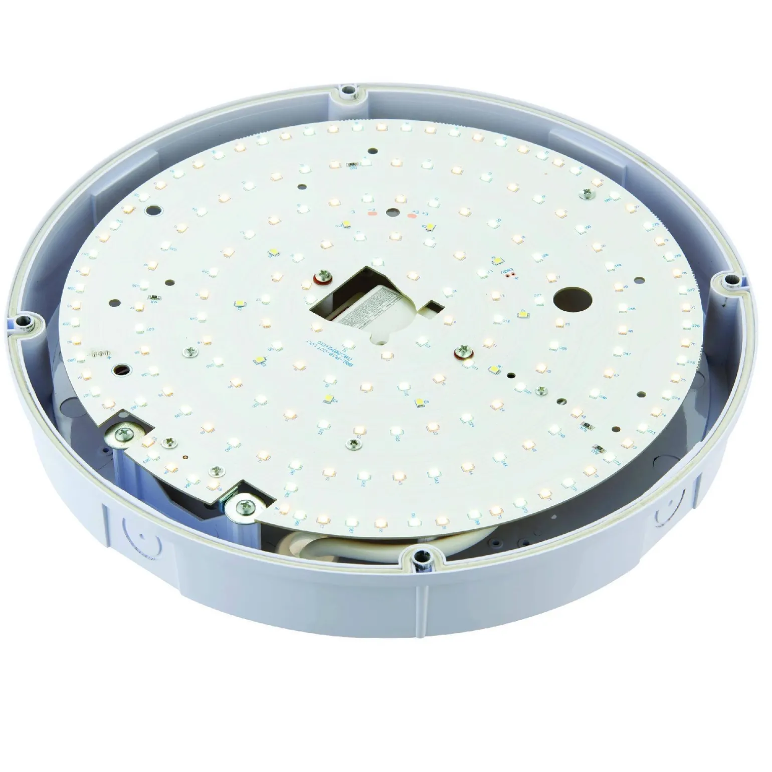 Plafon Forca CCT microwave IP65 18W (77898) - Saxby