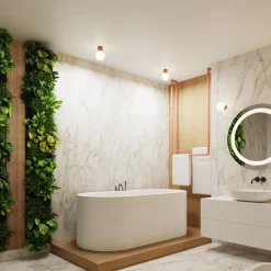 Plafon HALO brzoskwiniowy IP44 (SL.1753) - Sollux Lighting