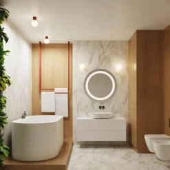 Plafon HALO ochra czerwona IP44 (SL.1728) - Sollux Lighting