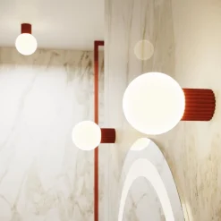 Plafon HALO ochra czerwona IP44 (SL.1728) - Sollux Lighting