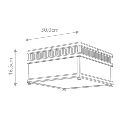 Plafon Holborn (HOLBORN-F-VDG) - Elstead Lighting