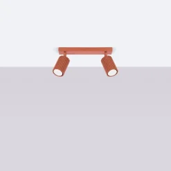 Plafon KARBON 2 ochra czerwona (SL.1637) - Sollux Lighting