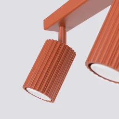 Plafon KARBON 2 ochra czerwona (SL.1637) - Sollux Lighting