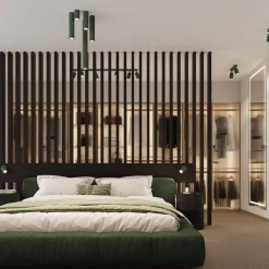 Plafon KARBON 2 zielony oliwkowy (SL.1618) - Sollux Lighting