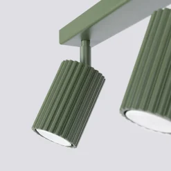 Plafon KARBON 2 zielony oliwkowy (SL.1618) - Sollux Lighting