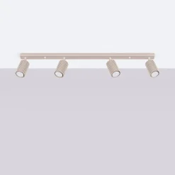 Plafon KARBON 4L taupe (SL.1765) - Sollux Lighting