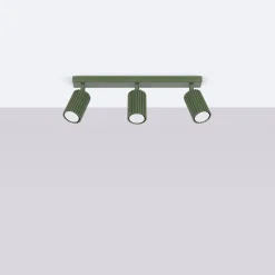 Plafon KARBON 3L zielony oliwkowy (SL.1619) - Sollux Lighting