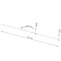 Plafon LAGOM czarny 3000K (TH.519) - Thoro Lighting