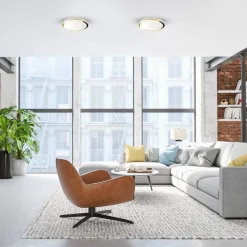 Plafon Layla Gold 33W ściemnialny + pilot (ML8130) - Milagro