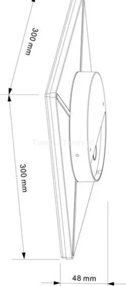 Plafon LED MENSAE kwadratowy 3000K (D348071)