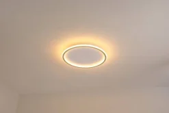 Plafon LED okrągły Złoty 500*45mm 36W - trzy barwy, ściemnialny - Pilot (Abigali-MD1803-R50-Y-G)