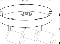 Plafon LIBREA Round III (D348078)