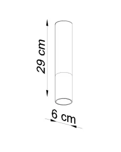 Plafon LOOPEZ czarny/złoty (SL.0951) - Sollux