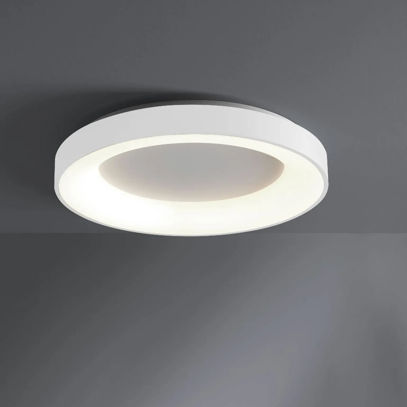 Plafon lub kinkiet INNER R Ø 80 cm, Kol. Biały (0043.22BI.WN) - Vivida