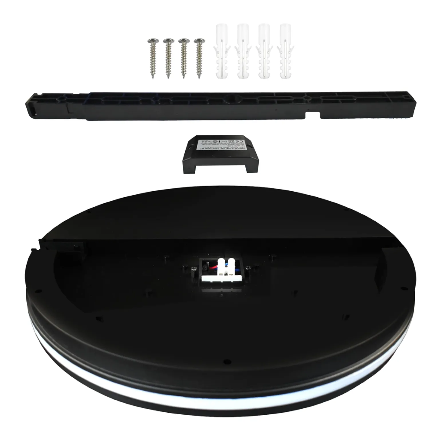 Plafon Marlon 12W 4000K Czarny IP54 (EKP0474) - Eko-Light