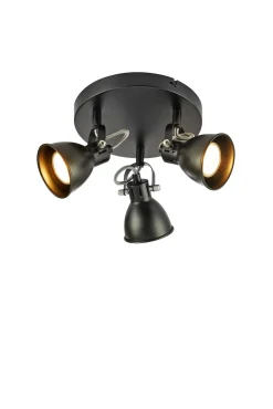 Plafon MION Ceiling 3L Matt Black (108847) Markslojd