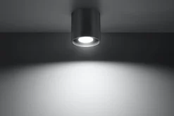 Plafon ORBIS 1 antracyt (SL.0568) - Sollux