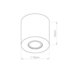 Plafon ORBIS beton beżowy (SL.1842) - Sollux Lighting