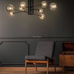 Plafon OSLO kol. czarny (67753) Ramko