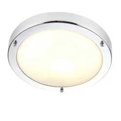 Plafon Portico chrome IP44 40W (59850) - Saxby