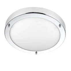 Plafon Portico chrome IP44 40W (59850) - Saxby