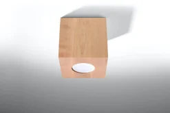 Plafon QUAD naturalne drewno (SL.0493) - Sollux