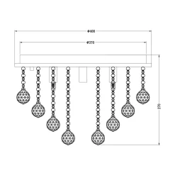 PLAFON RANGEL (RLX92711-5) Zuma Line