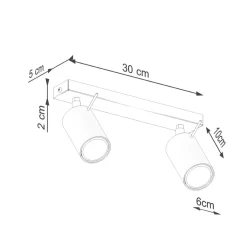 Plafon RING 2 beżowy (SL.1495) - Sollux Lighting