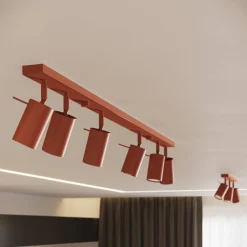 Plafon RING 2 ochra czerwona (SL.1507) - Sollux Lighting