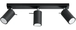 Plafon RING 3L czarny (SL.0093) - Sollux